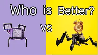 buffed spider tv vs new clock spider, who is better?  (toilet tower defense)