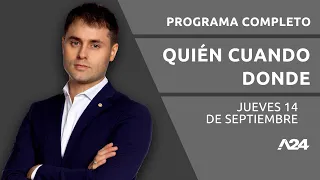 Tragedia en Floresta + Remisero golpeó a un menor #QuiénCuándoDónde PROGRAMA COMPLETO 14/09/2023