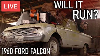 🔴 LIVE Classic Ford Falcon Barn Find | Abandoned 1960 Ranchero Will It Run? | RESTORED