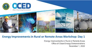 OCED’s Energy Improvements in Rural or Remote Areas Program Virtual Workshop – Day 1