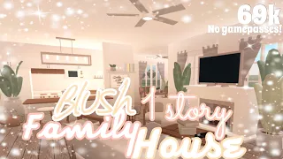 Blush 1 Story Family House! | Bloxburg Speedbuild | Luminto