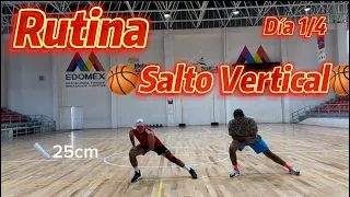 AUMENTA tu SALTO hasta 25 cm con esta 🔥Rutina🔥 SALTO VERTICAL Día 1/4 🏀🏀