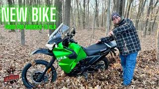 NEW BIKE: From Harley Pan America to Kawasaki KLR 650