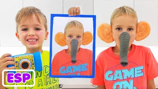 Vlad y Niki juegan con fotos | Videos divertidos para niños