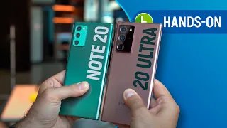 GALAXY NOTE 20 and 20 ULTRA: Are they BETTER than the S20 Series? | Hands-on