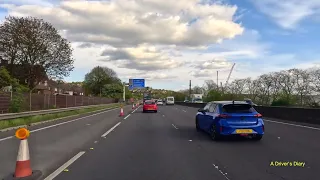 M1 Southbound  Scenic Drive on a Gorgeous Spring Day4K