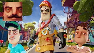 Hello Neighbor - My New Neighbor Butcher Hot Dog (Secret Neighbor) Act 2 Hole Gameplay Walkthrough