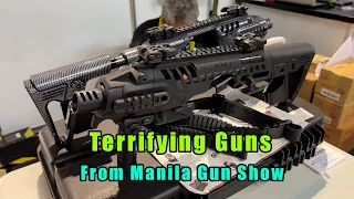 Terrifying Guns in Manila Gun Show SMX Convention Center