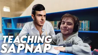 TEACHING SAPNAP CSGO! TARIK MAKES MOE RAGE?!