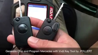 Generate Chip and Program Mercedes with Vvdi Key Tool by WWW.POLLERT.COM