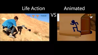 Counter Strike DE dust2 HD(Life Action and animated)