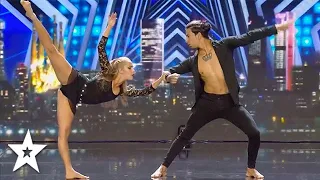 Dance Duo SHOCK Judges With DANGEROUS STUNT! | Got Talent Global