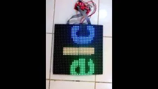 rgb smd runing text