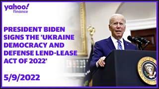 President Biden signs into law the 'Ukraine Democracy and Defense Lend-Lease Act of 2022'