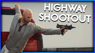 GTA RP | HIGHWAY SHOOTOUT FOR STOLEN SUPERCARS