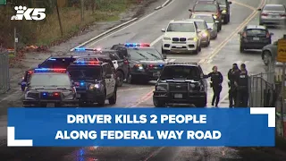 Driver kills 2 pedestrians on Military Road in Federal Way, police say