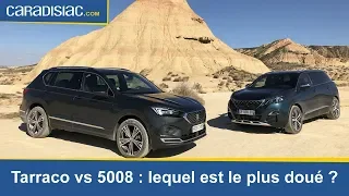 Comparatif - Seat Tarraco vs Peugeot 5008 : duel au soleil