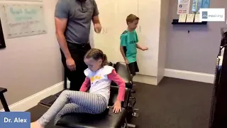 Watch Dr. Alex’s kids get adjusted.