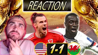 USA 1-1 Wales Match Reaction World Cup 2022