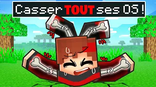 Talcado se CASSE tout les OS du Corps sur Minecraft !