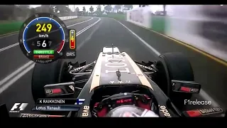 F1 2013 Raikkonen Australia win Last lap onboard#F1release 4k