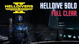 Helldivers 2: Geological Survey With The Shield Generator Build (Helldive Solo / No Deaths)