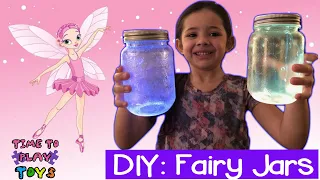 Alivia Makes DIY Fairy Jars - Time To Play Toys