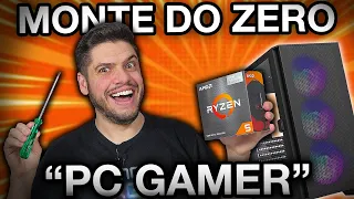 GUIA: Como montar seu PRIMEIRO PC GAMER do zero, PASSO a PASSO e DICAS com Ryzen 5 5600G 3200G/3400G