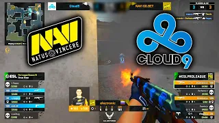 NAVI vs Cloud9 - ESL Pro League Season 13 - DUST 2 Highlights