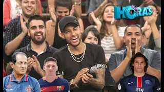 OLHA O QUE NEYMAR FALOU DE MESSI, TRETA COM CAVANI E MURICY NO ALTAS HORAS 14/04/2018