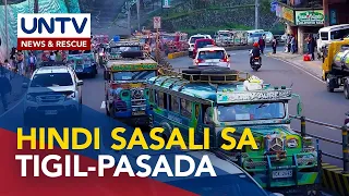 PUJ associations sa Baguio City, hindi sasama sa tigil pasada sa Lunes