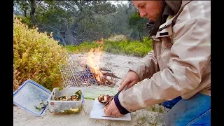 Octopus Dreaming.... Sleeping in a small Boat, Catch and Cook Adventure