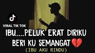 LIRIK LAGU || ibu peluk erat diriku (IBU AKU RINDU - JASMINE) cover viral tik tok agusriansyah