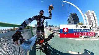 Urban Ride, Bratislava, Slovakia - Bringázás Pozsonyban (Cube Aim SL 29 & Insta 360 one x2