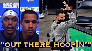 📺 Stephen Curry at practice: “There was a turnover and he kinda got upset…you feel more confident”