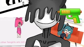 Bendy reacts to his fangirls