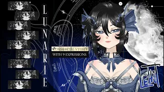 [ Live2D Model Showcase ] - LUNARIE -【 VTuber 】FOR SALE