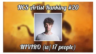 【NCS Aritist Ranking #20】Ranking NIVIRO on NCS (w/ 17 people) [100 subscribers special pt.Ⅰ]