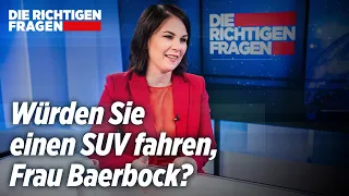 Kanzlerkandidatin Annalena Baerbock über Tempolimit, Fleisch, Gendern | Die richtigen Fragen