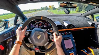 2022 Lamborghini Huracán STO — V10 Car Coffee Blast