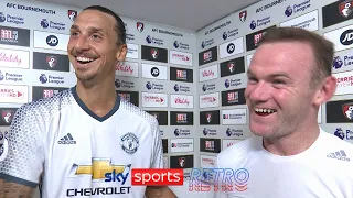 Zlatan Ibrahimovic after making his Premier League debut for Manchester United