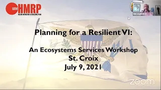 Planning for a Resilient VI: Ecosystem Services Workshop St. Croix