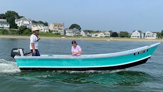 Plywood Boat On The Water