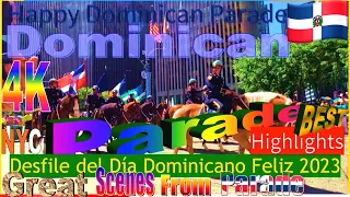 #great Scenes| The #dominican Day Parade| #latino pride| #best #highlights| #spectacularviews #4k |