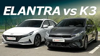 New 2022 Kia K3 (Forte) vs. Hyundai Elantra "The New Platform Matters"