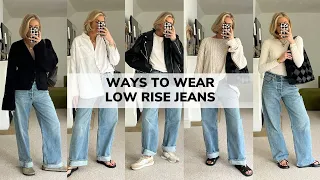 5 LOW RISE JEANS OUTFIT IDEAS / Citizens of Humanity Ayla Jeans Review / Sinead Crowe