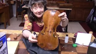 Violin Making Adventures #123 (1600's Violin Restoration and New Violin) C. Macomber, Violin Maker