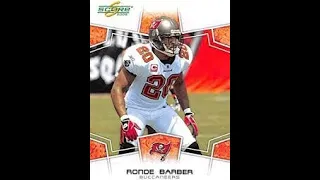 RONDE BARBER - TAMPA BAY BUCCANEERS - 2 INT RETURNS FOR TD 1 GAME (OCT. 22, 2006) (24th NFL PLAYER)