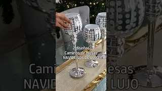 2 FORMAS ELEGANTÍSIMAS PARA HACER CAMINOS DE MESA NAVIDEÑOS🎄 #trending