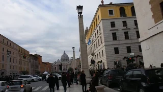 Walking to St. Peter's Basilica - Vatican City 2018